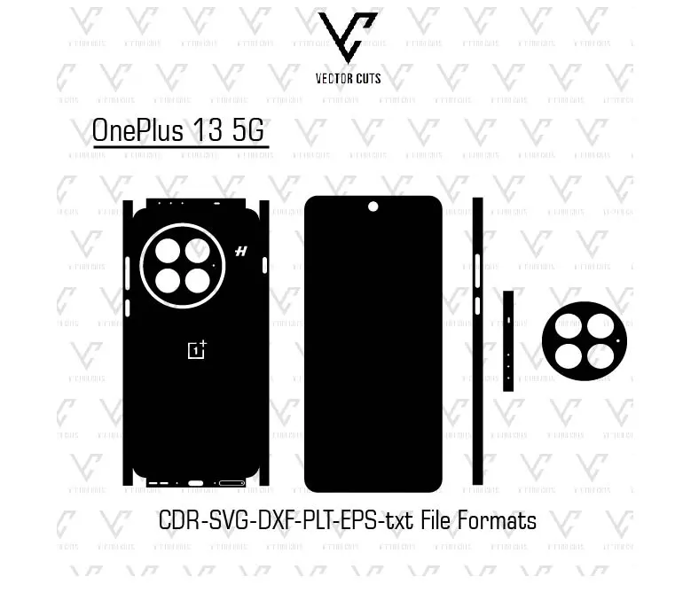 OnePlus 13 5G mobile skin template