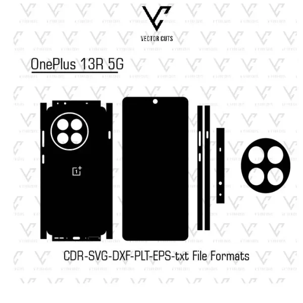 OnePlus 13R 5G mobile skin template