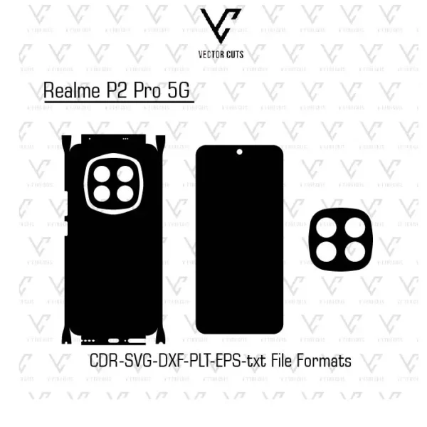 Realme P2 Pro 5G mobile skin template