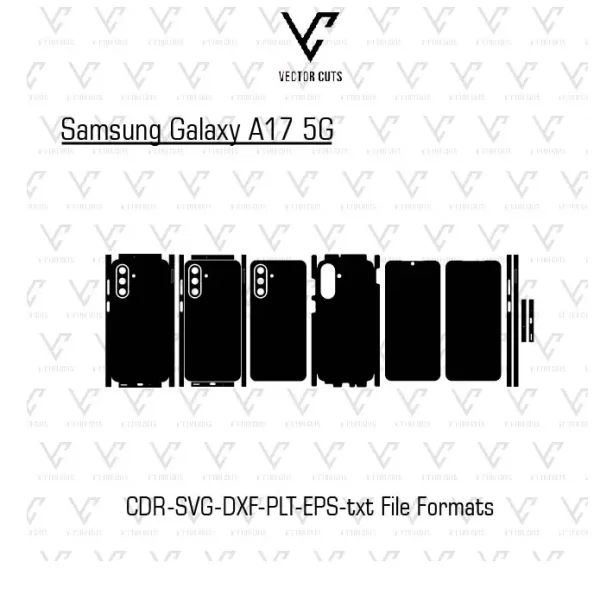 Samsung Galaxy A17 5G Mobile Skin Template