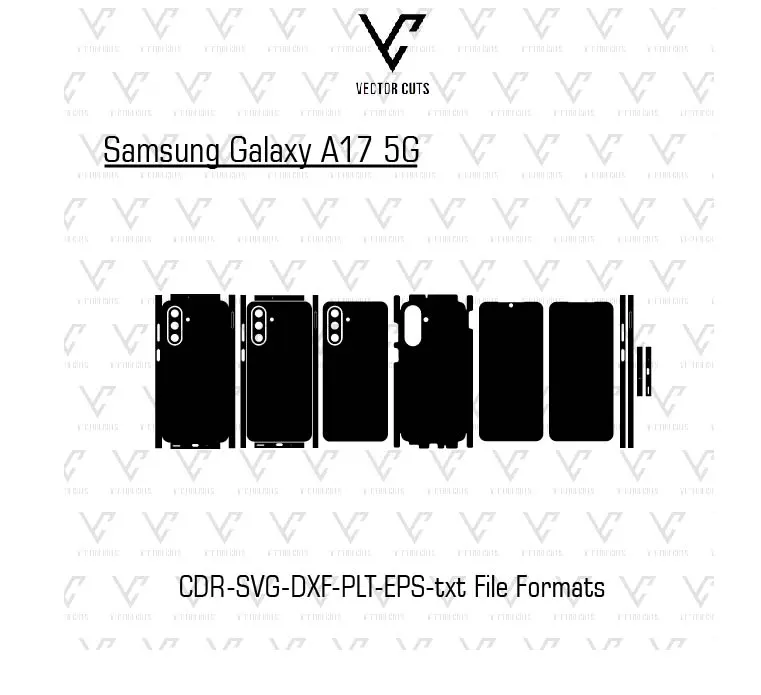 Samsung Galaxy A17 5G Mobile Skin Template