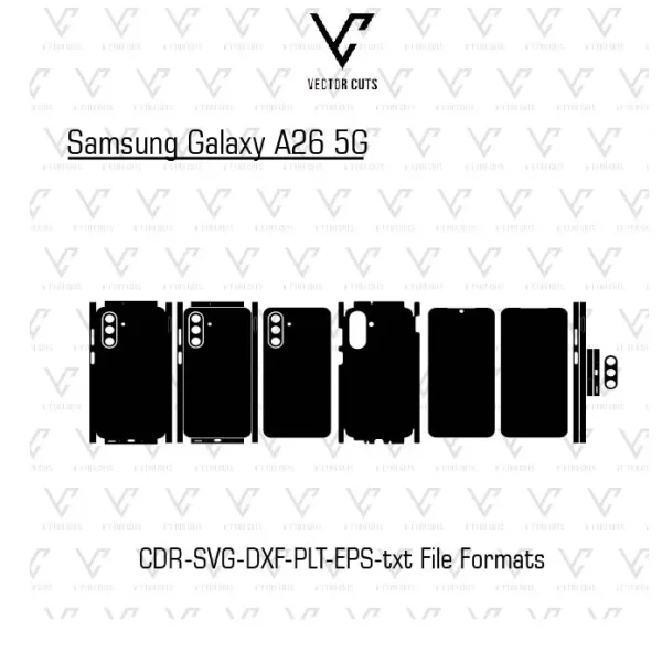 Samsung Galaxy A26 5G Mobile Skin Template