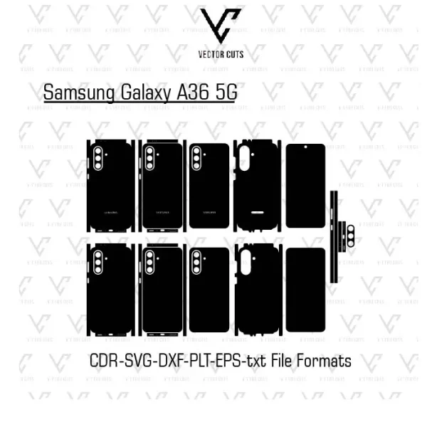 Samsung Galaxy A36 5G Mobile Skin Template