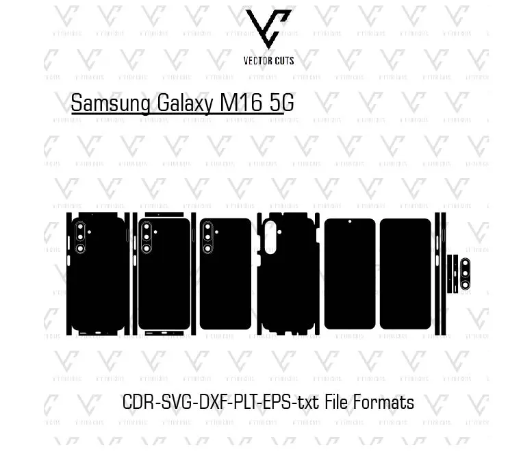 Samsung Galaxy M16 5G Mobile Skin Template