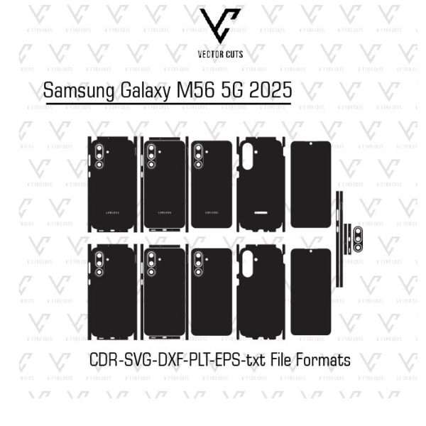 Samsung Galaxy M56 5G 2025 Mobile Skin Template