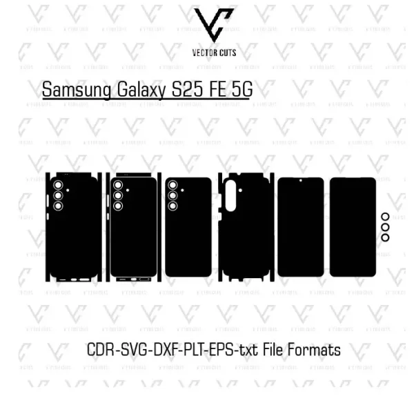 Samsung Galaxy S25 FE 5G Mobile Skin Template