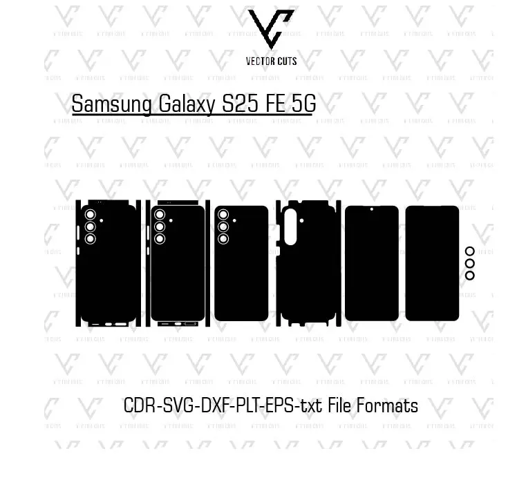 Samsung Galaxy S25 FE 5G Mobile Skin Template