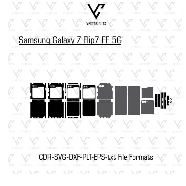 Samsung Galaxy Z Flip7 FE 5G Mobile Skin Template
