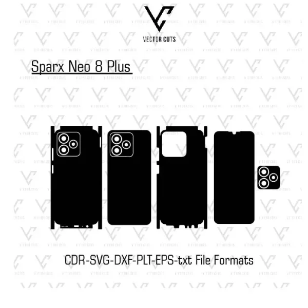 Sparx Neo 8 Plus Mobile Skin Template