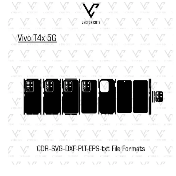 Vivo T4x 5G Mobile Skin Template