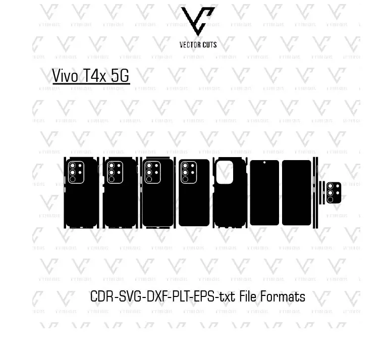 Vivo T4x 5G Mobile Skin Template