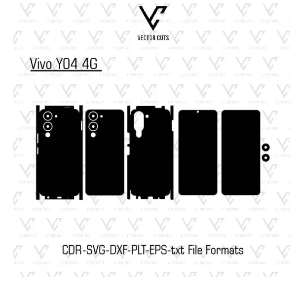 Vivo Y04 4G Mobile Skin Template