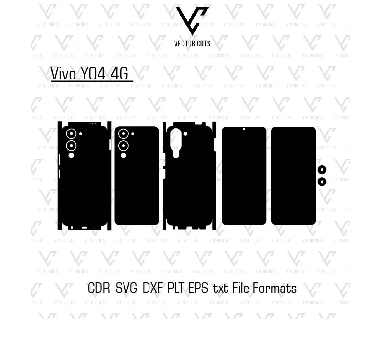 Vivo Y04 4G Mobile Skin Template