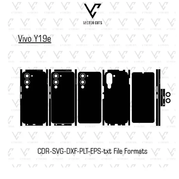 Vivo Y19e Mobile Skin Template