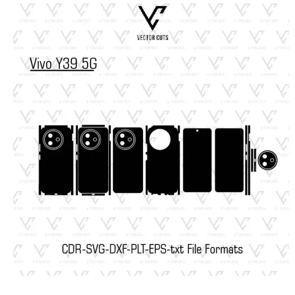 Vivo Y39 5G Mobile Skin Template