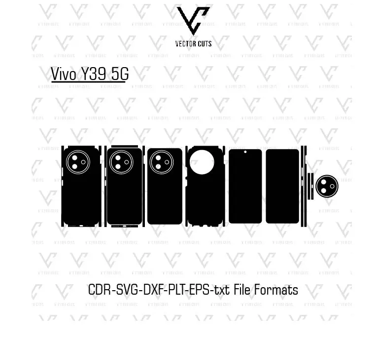 Vivo Y39 5G Mobile Skin Template