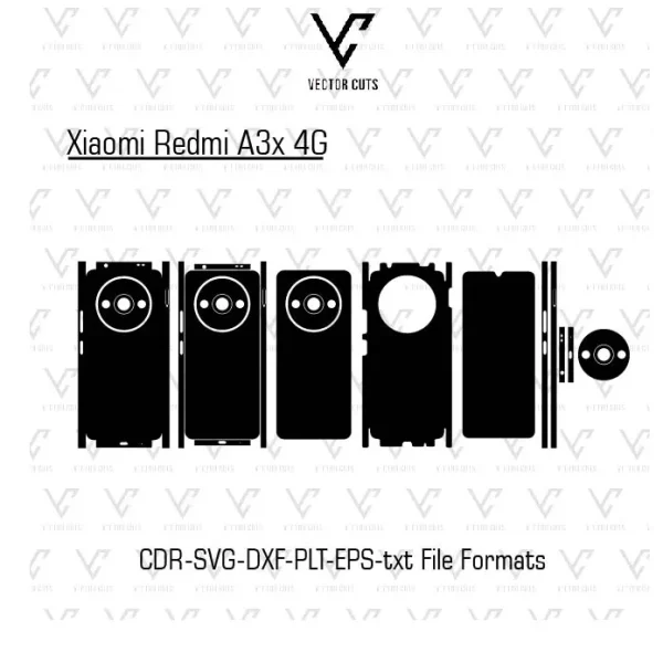 Xiaomi Redmi A3x 4G Mobile Skin Template