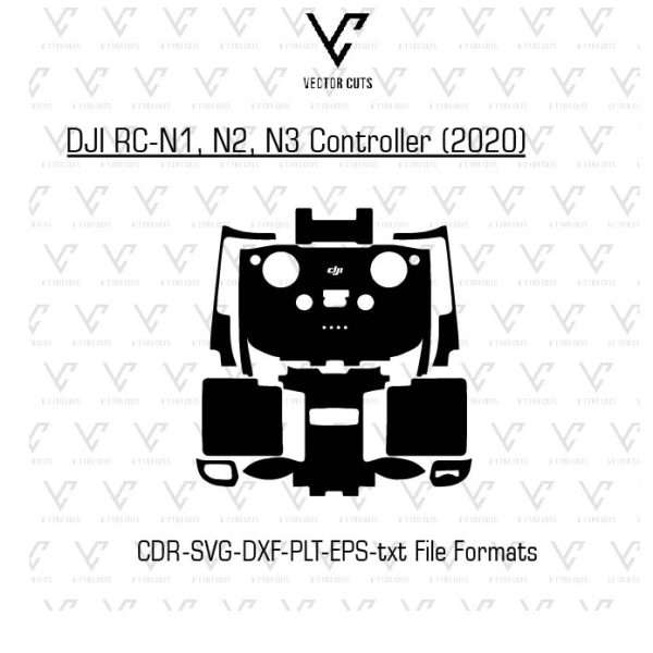 DJI RC-N1, N2, N3 Controller (2020) Vinyl Skin Template