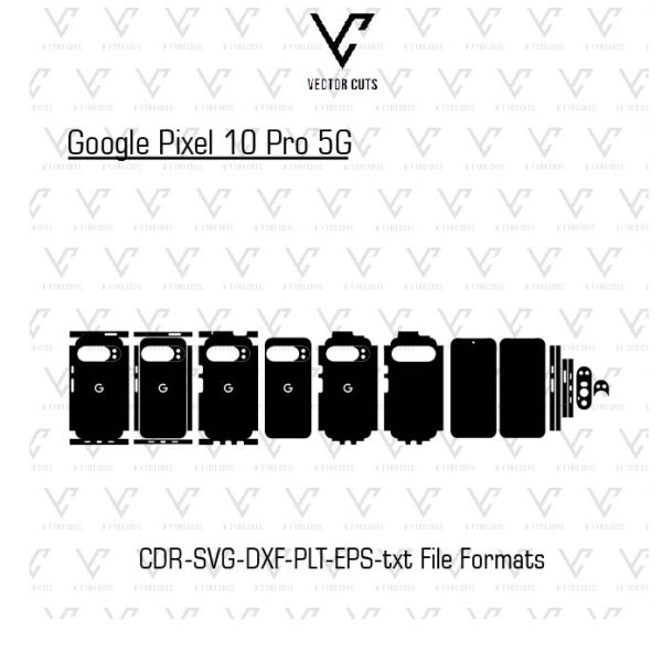Google Pixel 10 Pro 5G Mobile Skin Template