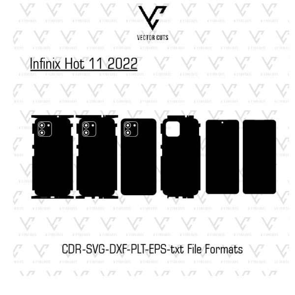 Infinix Hot 11 2022 Mobile Skin Template
