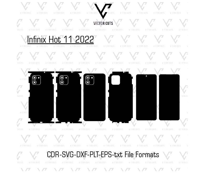 Infinix Hot 11 2022 Mobile Skin Template