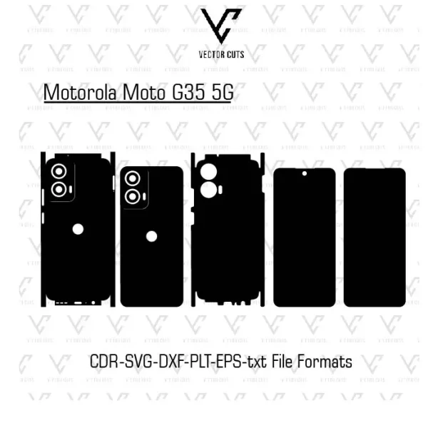 Motorola Moto G35 5G Mobile Skin Template