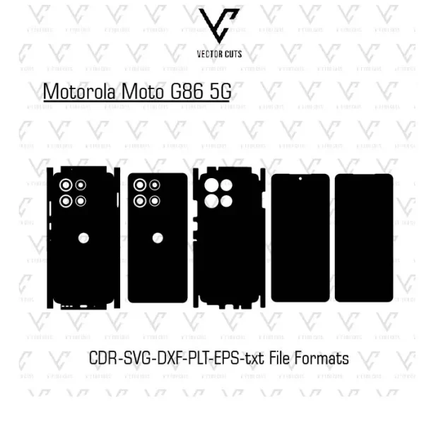 Motorola Moto G86 5G Mobile Skin Template