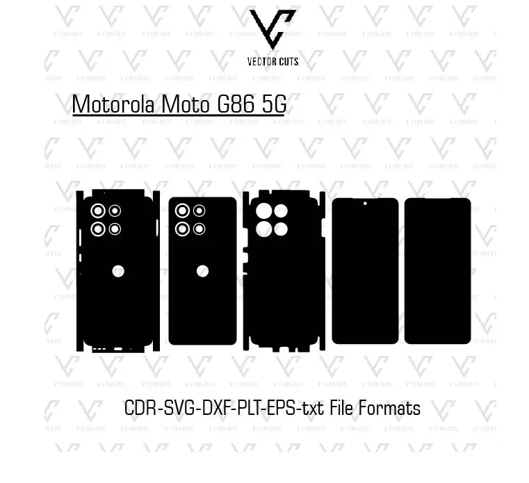 Motorola Moto G86 5G Mobile Skin Template