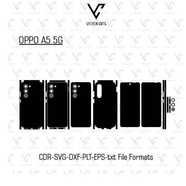 OPPO A5 5G Mobile Skin Template