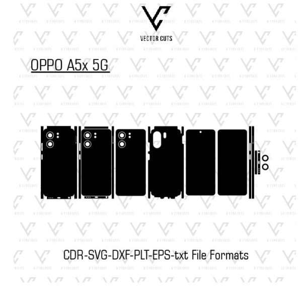 OPPO A5x 5G Mobile Skin Template