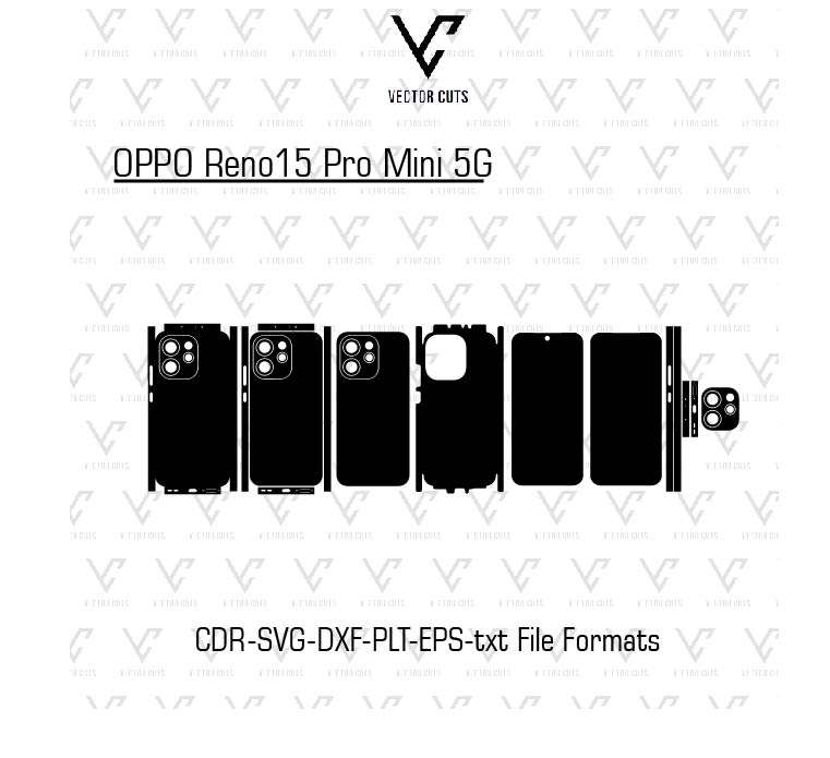 OPPO Reno15 Pro Mini 5G Mobile Skin Template
