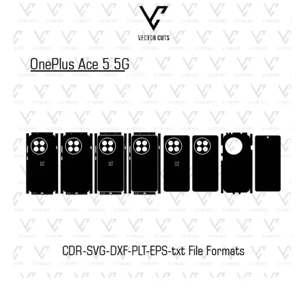 OnePlus Ace 5 5G Mobile Skin Template