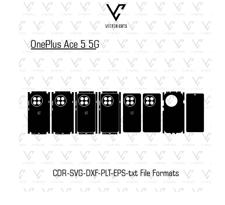 OnePlus Ace 5 5G Mobile Skin Template
