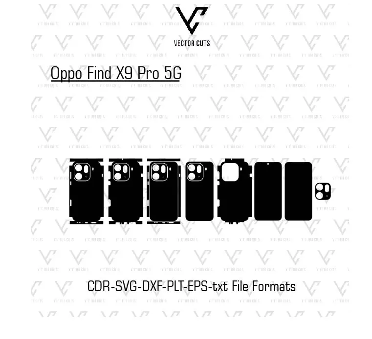 Oppo Find X9 Pro 5G Mobile Skin Template