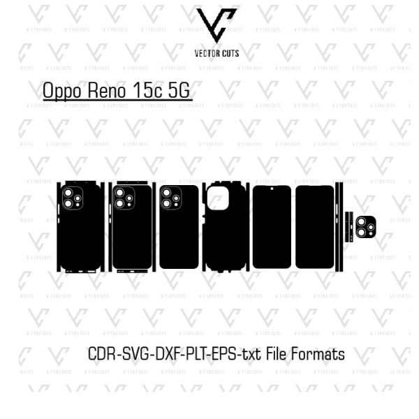 Oppo Reno 15c 5G Mobile Skin Template