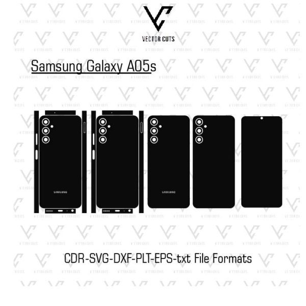 Samsung Galaxy A05s Mobile Skin Template