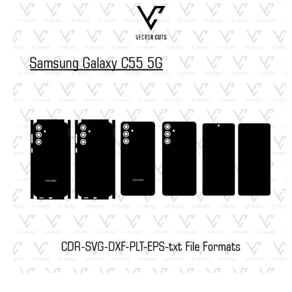 Samsung Galaxy C55 5G Mobile Skin Template