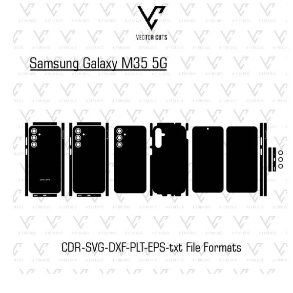 Samsung Galaxy M35 5G Mobile Skin Template