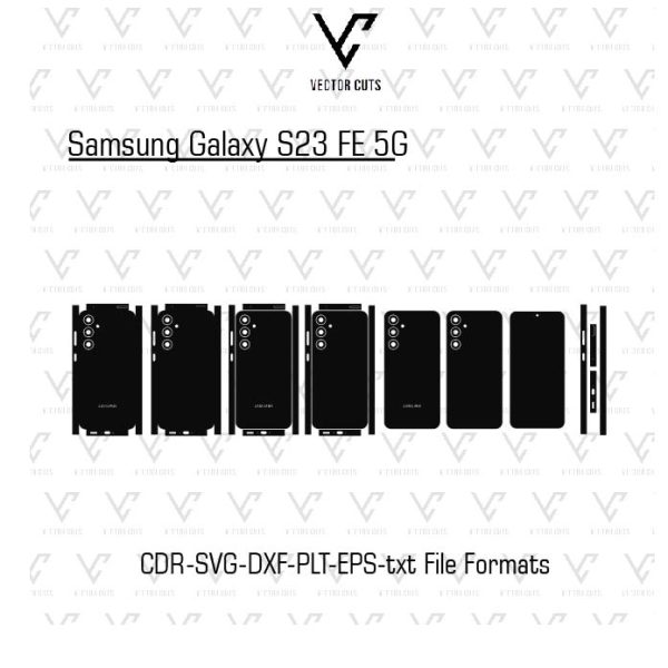 Samsung Galaxy S23 FE 5G Mobile Skin Template