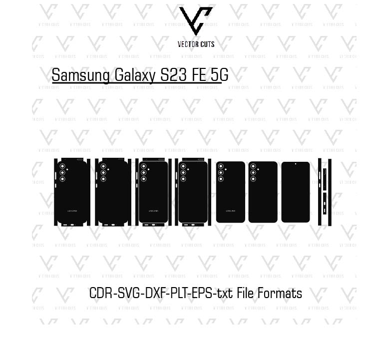 Samsung Galaxy S23 FE 5G Mobile Skin Template