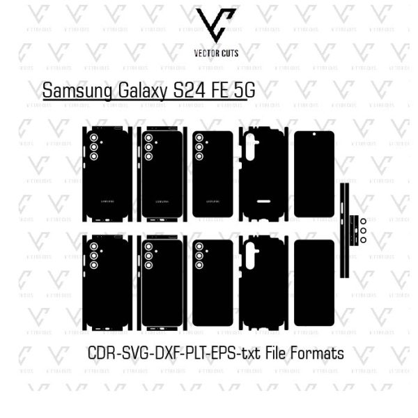 Samsung Galaxy S24 FE 5G Mobile Skin Template
