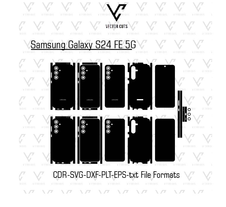 Samsung Galaxy S24 FE 5G Mobile Skin Template
