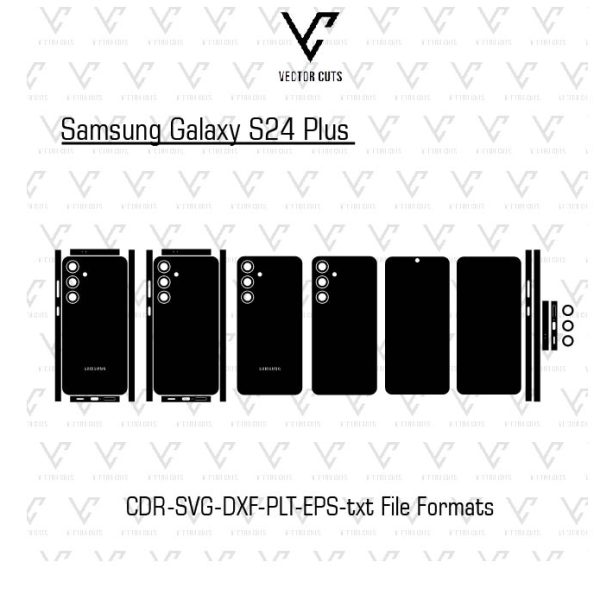 Samsung Galaxy S24 Plus Mobile Skin Template