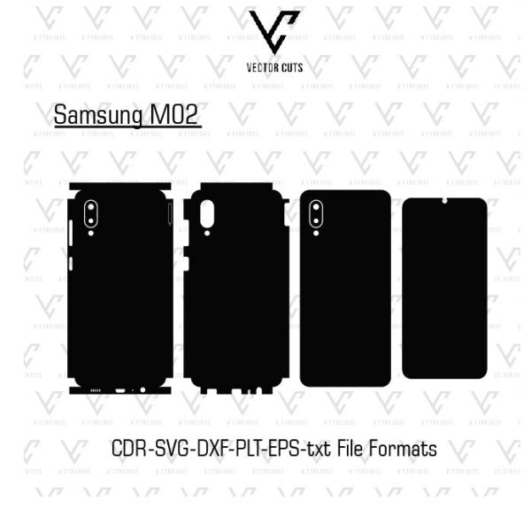 Samsung M02 Mobile Skin Template