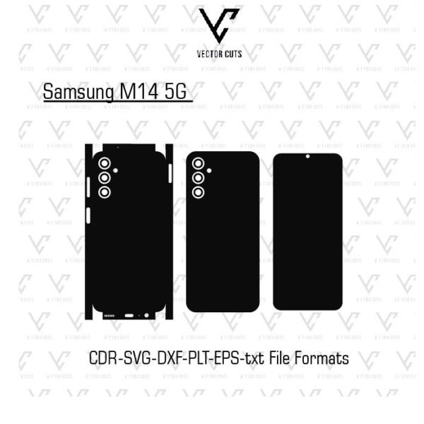 Samsung M14 5G Mobile Skin Template
