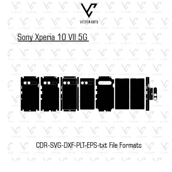 Sony Xperia 10 VII 5G Mobile Skin Template