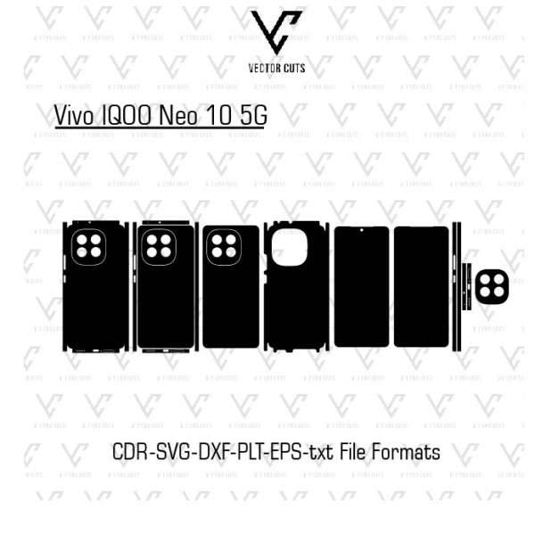 Vivo IQOO Neo 10 5G Mobile Skin Template