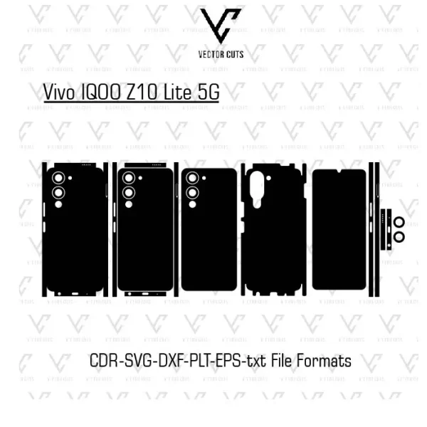 Vivo IQOO Z10 Lite 5G Mobile Skin Template
