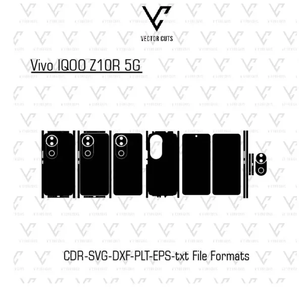 Vivo IQOO Z10R 5G Mobile Skin Template