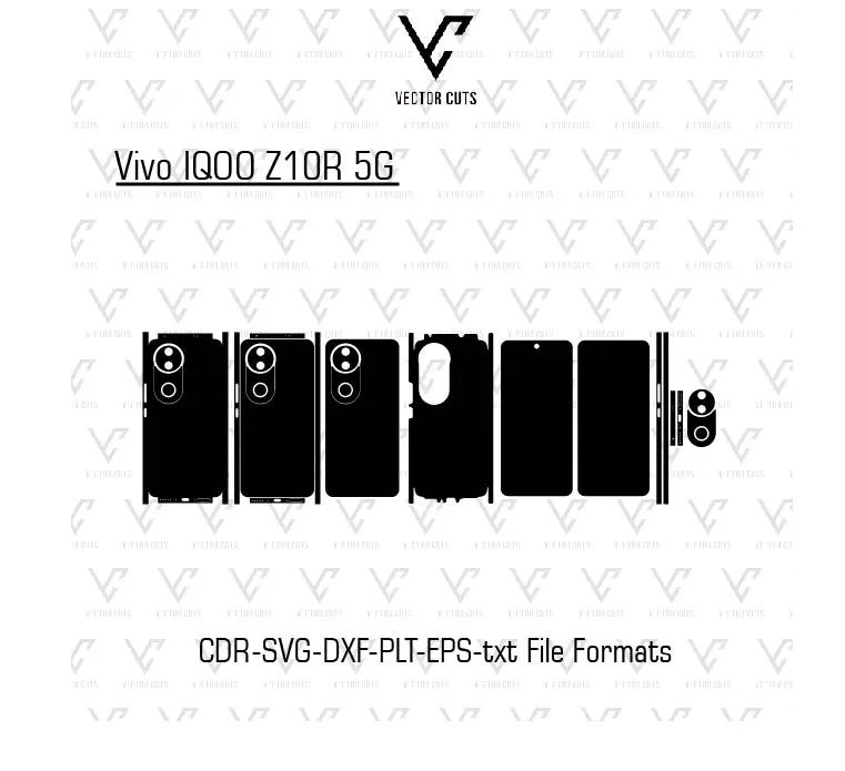 Vivo IQOO Z10R 5G Mobile Skin Template